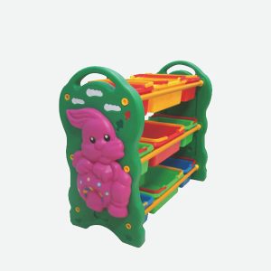Kệ Nhựa 3 Tầng Đựng Đồ Chơi Cho Trẻ Em Nhập Khẩu