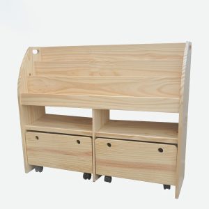 Alternative view of Kệ Giá Sách Gỗ Montessori – Giá Sách Mom Cho Trẻ Mầm Non