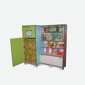Tủ Đựng Mền Gối Và Kệ Để Đồ Chơi Cho Trẻ Em